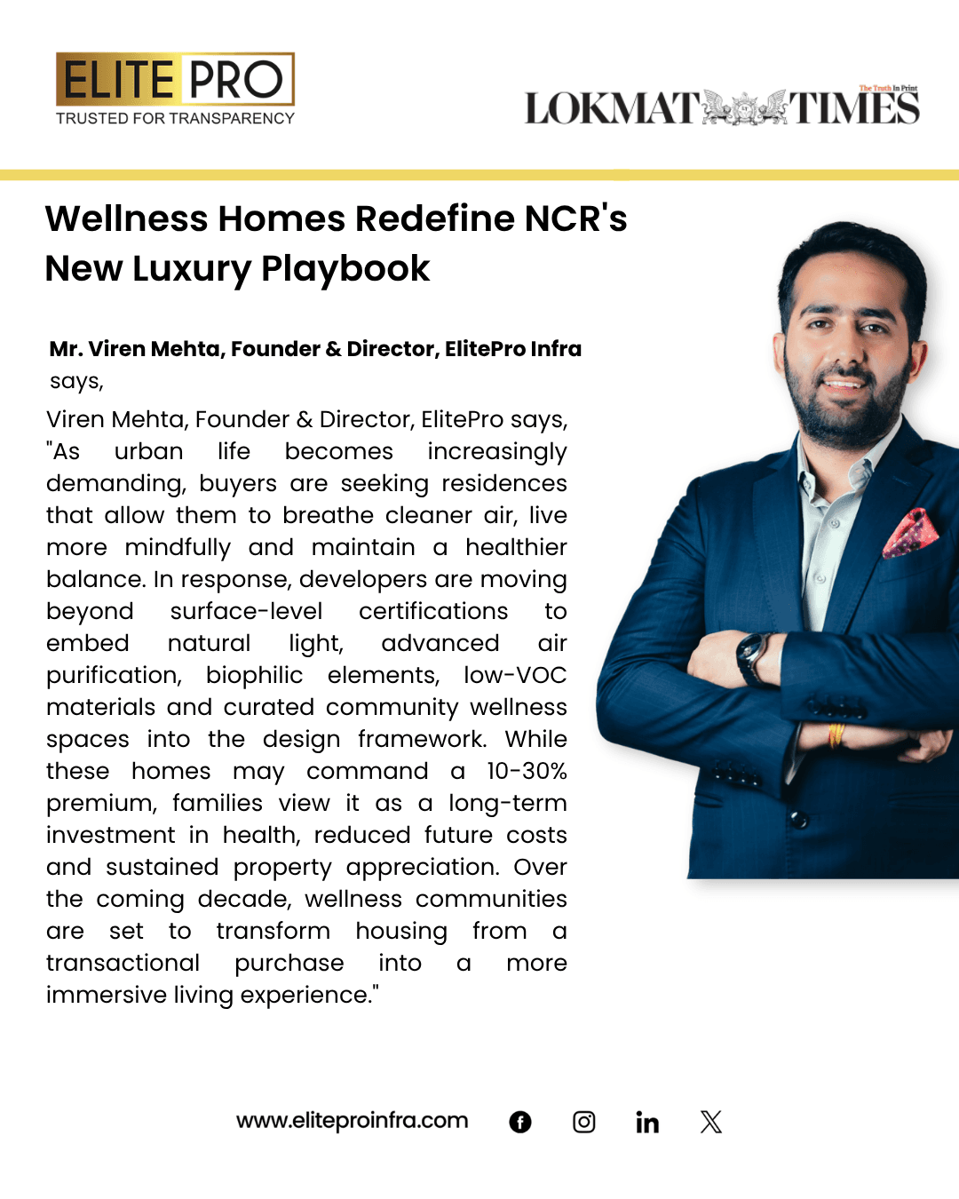 Wellness Homes Are Redefining Luxury Living in NCR