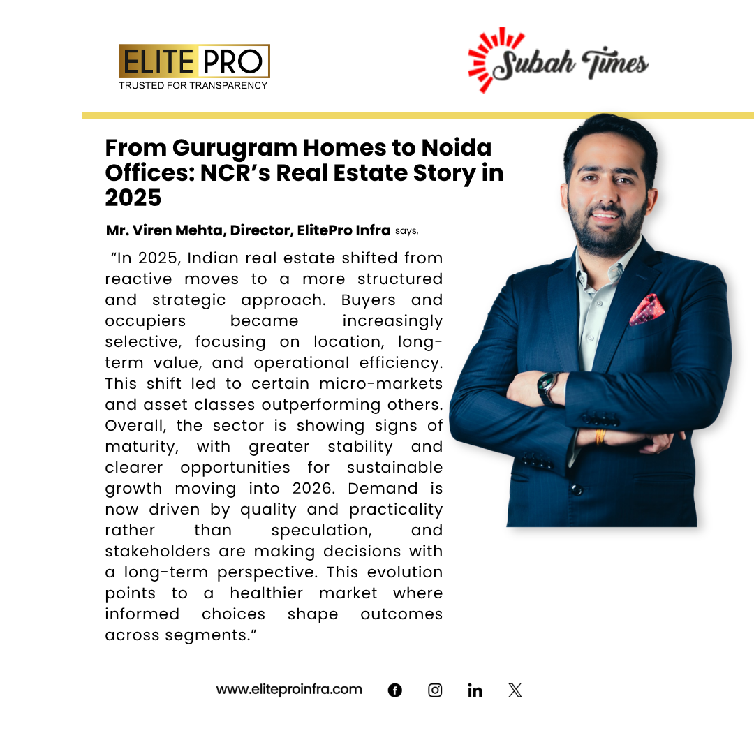 From Gurugram Homes to Noida Offices: NCR’s Real Estate Story in 2025