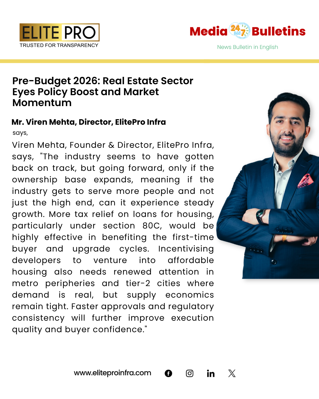 Pre-Budget 2026: Real Estate Sector Eyes Policy Boost and Market Momentum